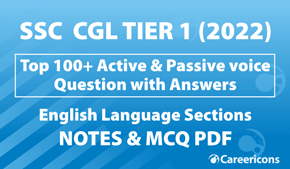 100+ Active & Passive Voice Question Answer PDF SSC CGL 2022