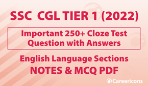 Top Cloze Test Questions And Answers PDF For SSC CGL Exam