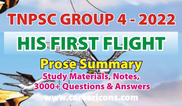 his-first-flight-by-liam-o-flaherty-prose-english-pdf-tnpsc-group-2-2a-prelims-exam