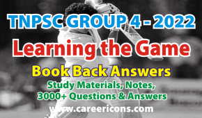 Learning The Game Prose Book Back Answers Glossary PDF TNPSC