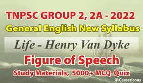 Important Life Poem Figures of Speech MCQ For TNPSC Group 2