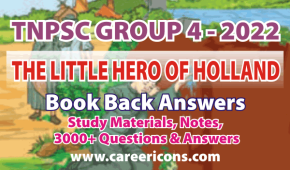 The Little Hero Book Back Answers and Glossary MCQ PDF TNPSC