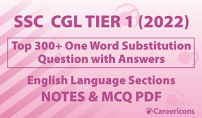 100+ One Word Substitution Questions PDF For SSC CGL Exam