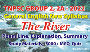 The River Poem Line By Line Explanation & Summary For TNPSC