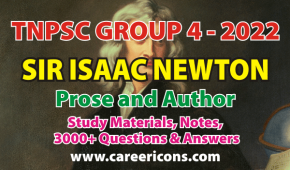 Sir Isaac Newton Prose and Author Details MCQ PDF TNPSC G2