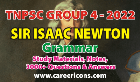 Sir Isaac Newton Prose Grammar Questions Answer PDF TNPSC G2