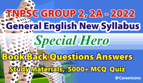 Special Hero Poem Book Back Answers & Glossary PDF For TNPSC