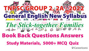 The Stick Together Families Book Back Answers & Glossary PDF