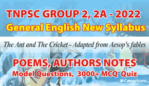 The Ant And The Cricket - Author Details MCQ PDF TNPSC G2/2A