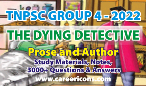 The Dying Detective Prose & Author Details MCQ PDF TNPSC G2