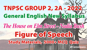 The House On Elm Street Poem Figures Of Speech, MCQ Quiz PDF