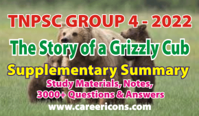 The Story of a Grizzly Cub Short Summary MCQ PDF TNPSC G2/2A