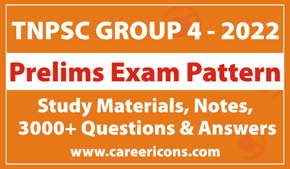 New Changed Exam Pattern Syllabus PDF For TNPSC Group 4 2022