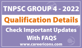 List of Qualifications Required For TNPSC Group IV 2022
