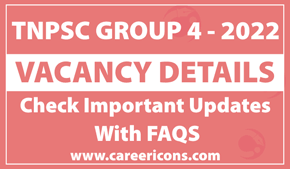 TNPSC Group IV - 7301 Vacancy Posts Details Salary PDF 2022