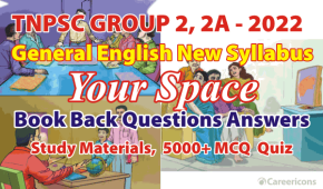 Your Space Poem Book Back Answers & GLossary PDF TNPSC G2 2A